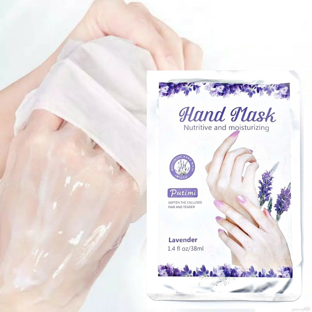 Hand Mask Masker Tangan Lavender Soften The Calluses Fair And Tender MenghaluskanKapalan Melembabkan