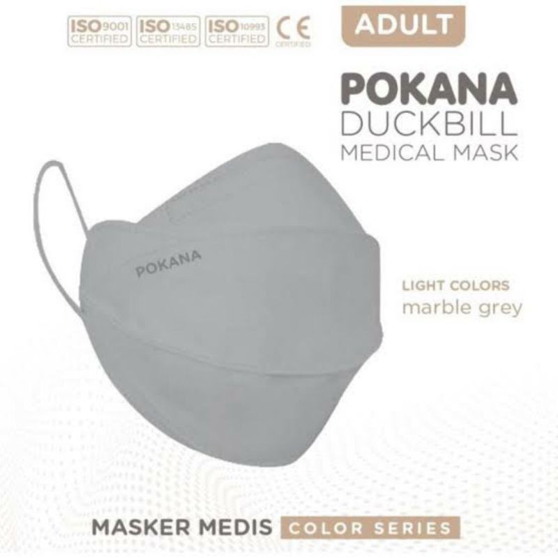 Pokana masker duckbill 3 ply dewasa per 1 pcs