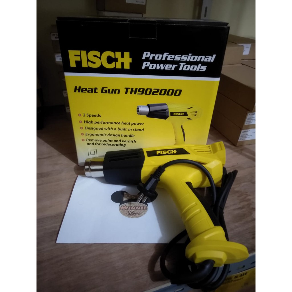 Fisch TH-902000 Heat Gun Mesin Pemanas Stiker 1800W 350-600°C