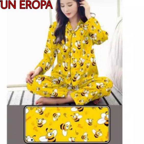 BEST Dtree.BAJU TIDUR PIYAMA PP KATUN EROPA GGI13 .... .