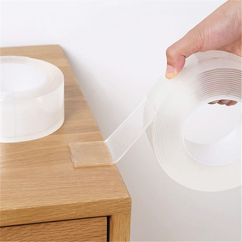 NICKOLAS1 Double Sided Tape Lebar 3cm Bahan Akrilik Untuk Kamar Mandi,Dapur Nano Tape Tahan Air Bersih Stiker Dinding