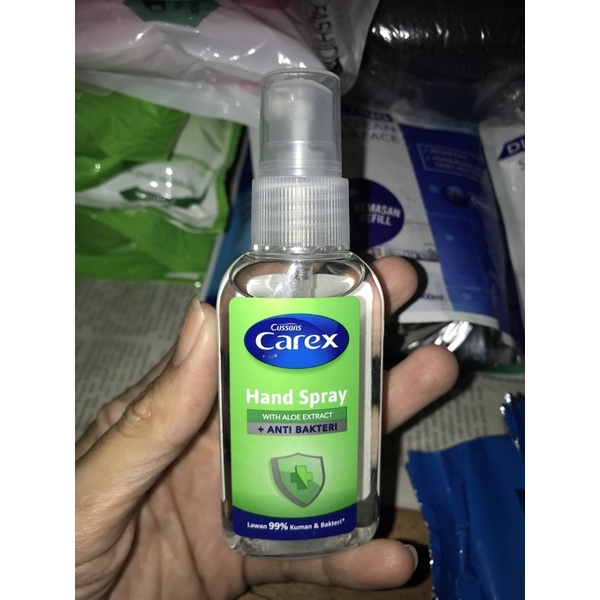 cussons Carex hand sanitizer Aloe Vera spray 60ml