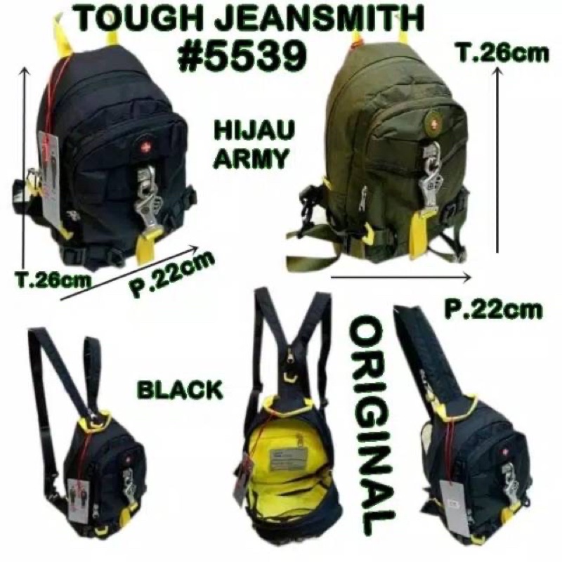 tas tough multifungsi original tough 5539 tas pria/wanita