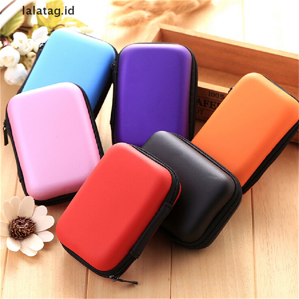 (Flyag) Tas Hard Case Penyimpanan Headset / Headphone / Earphone