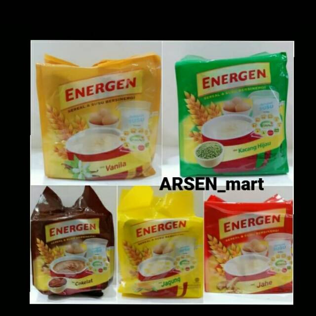 

Energen pouuch 10 sachet × 29 gram all variant