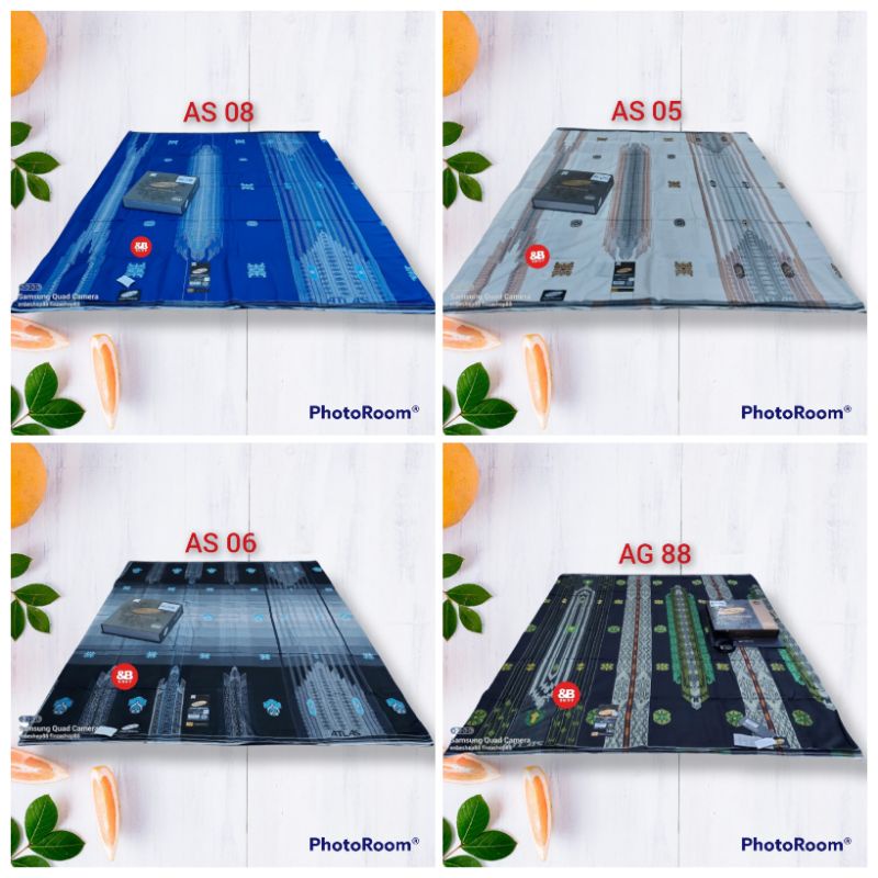 sarung atlas super premium gold 955 songket liris putih/biru/hitam/abu abu