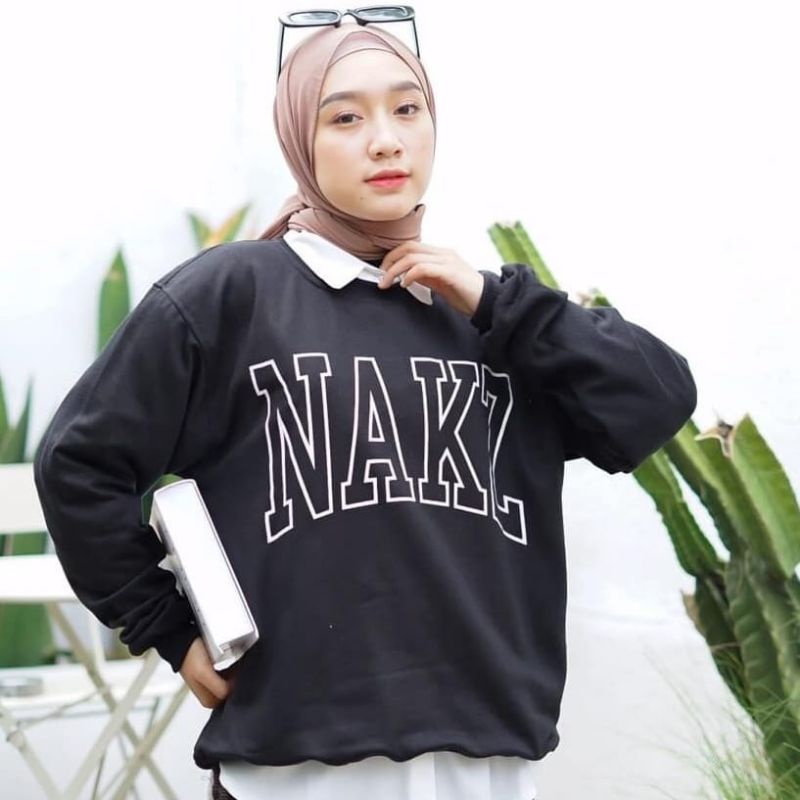 Nakz sweater outerwear fashion wanita remaja