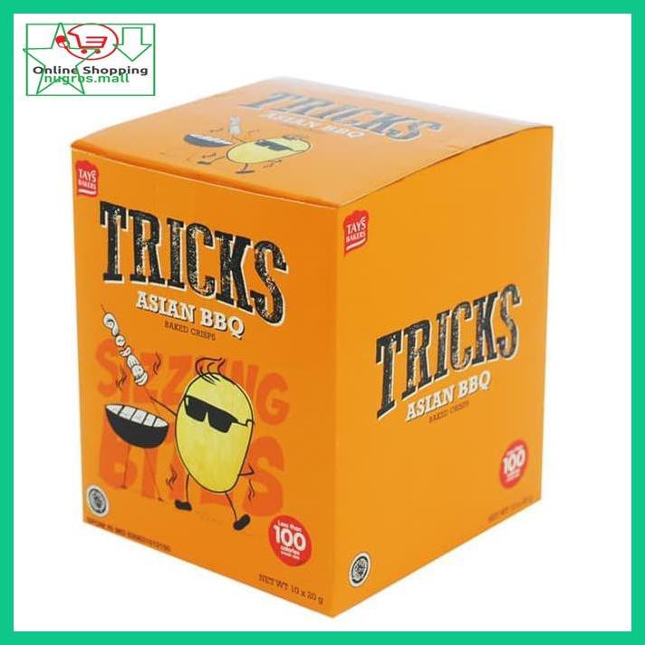 

U79Iytut- Snack Tricks Baked Crips Kentang - Rasa Bbq- 1 Box 10 Pcs - Bbq Ae5Wrf4-