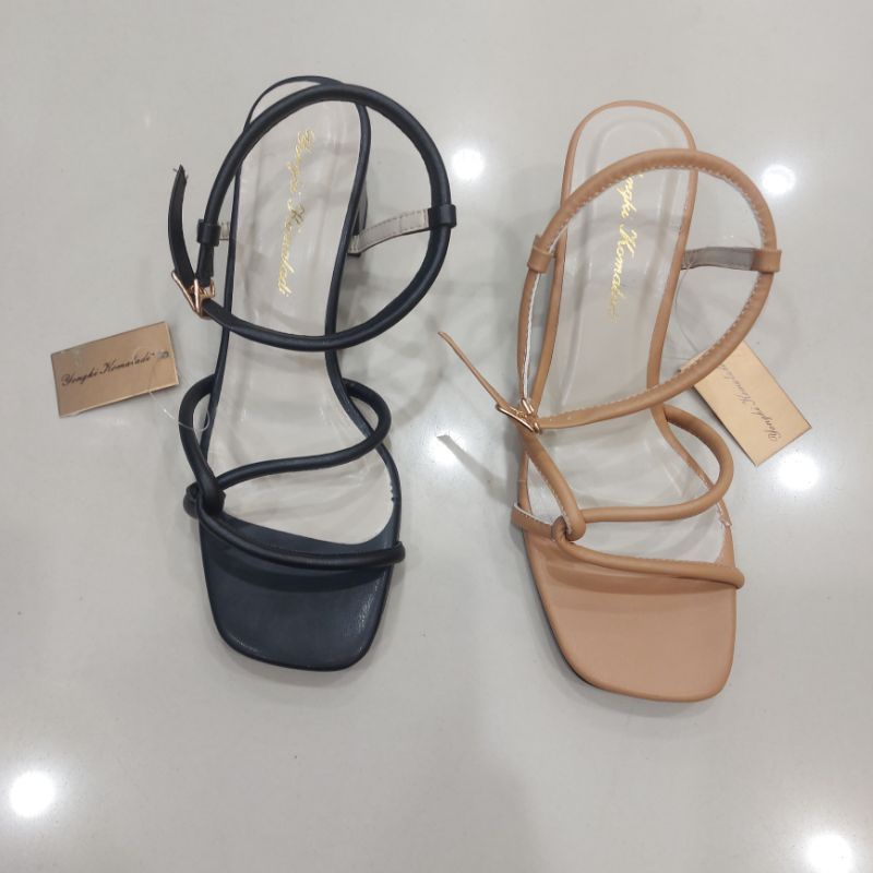 sandal tali heels wanita yongki komaladi