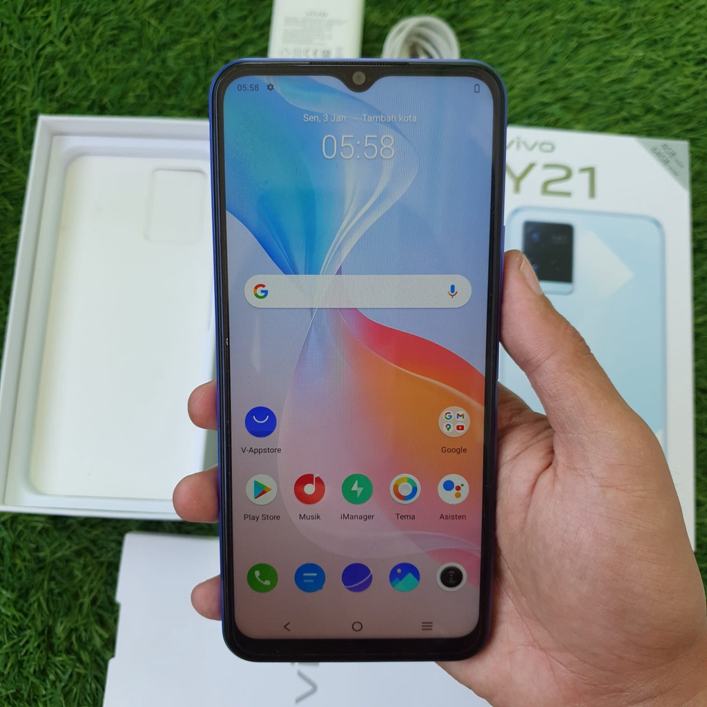 VIVO Y21 SECOND 4/6 GB HP SECOND HANDPHONE SECOND HP SEKEN HP BEKAS HP MURAH