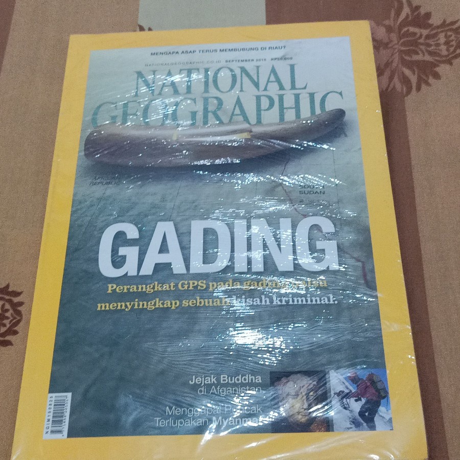 MAJALAH NATIONAL GEOGRAPHIC INDONESIA GADING