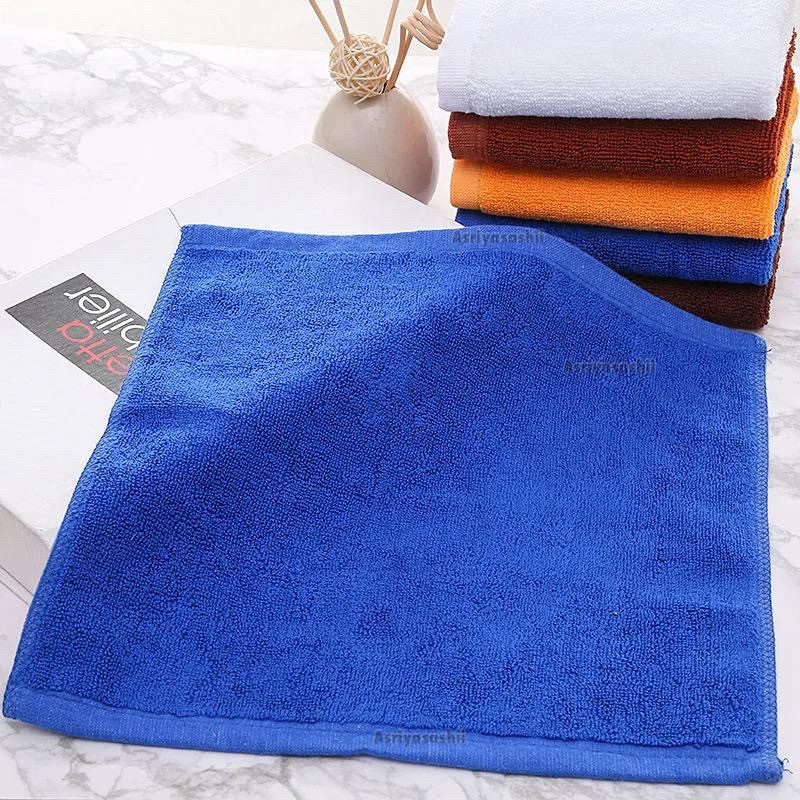 Handuk Sapu Tangan 30x30 Biru COTTON 100% Tebal Asriyasashii Termurah Terlaris