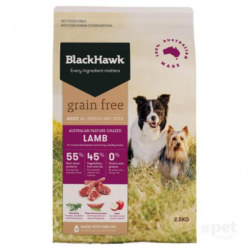 

BLACKHAWK DogFood Grain Free Lamb 2,5kg