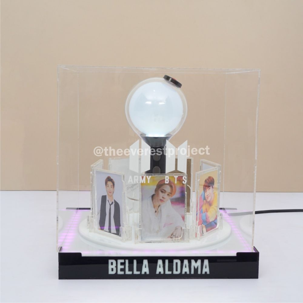 [BOX LIGHTSTICK X PHOTOCARD] LIGHTSTICK BTS / BOX LIGHTSTICK BTS X PHOTOCARD ISI 7 DAPAT MENYALA DAN