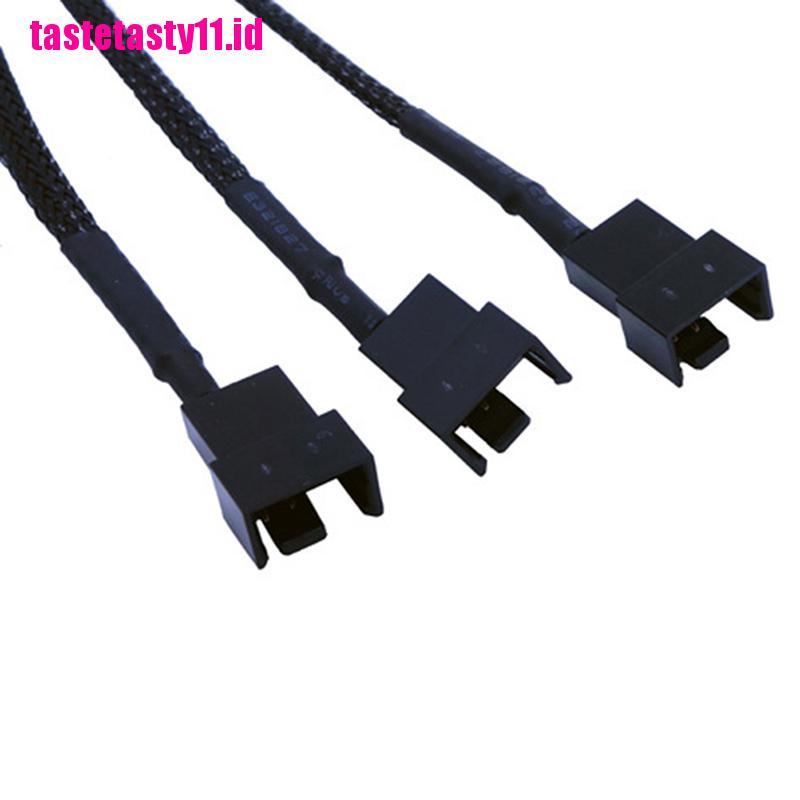 Adapter Splitter Power Fan 3 Pin / 4Pin Bahan Tembaga Untuk Komputer