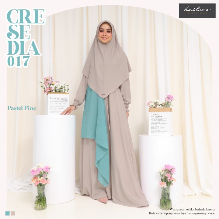 Gamis Syari Haitwo NIBRAS CRESEDIA 017 Fashion Muslim