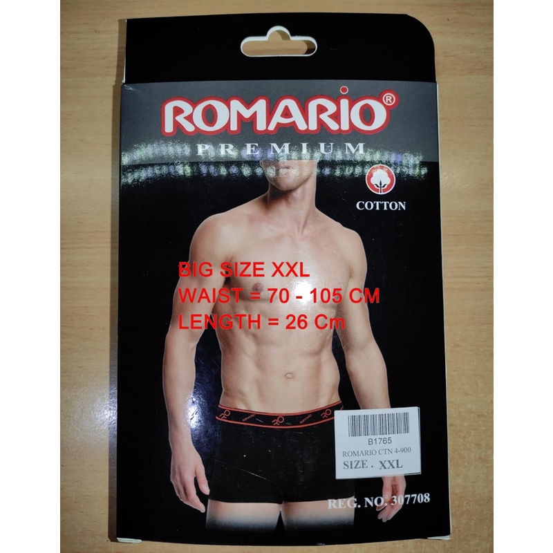 CD Boxer 4900 Big Size Katun Premium Cowok Pria Laki Romario