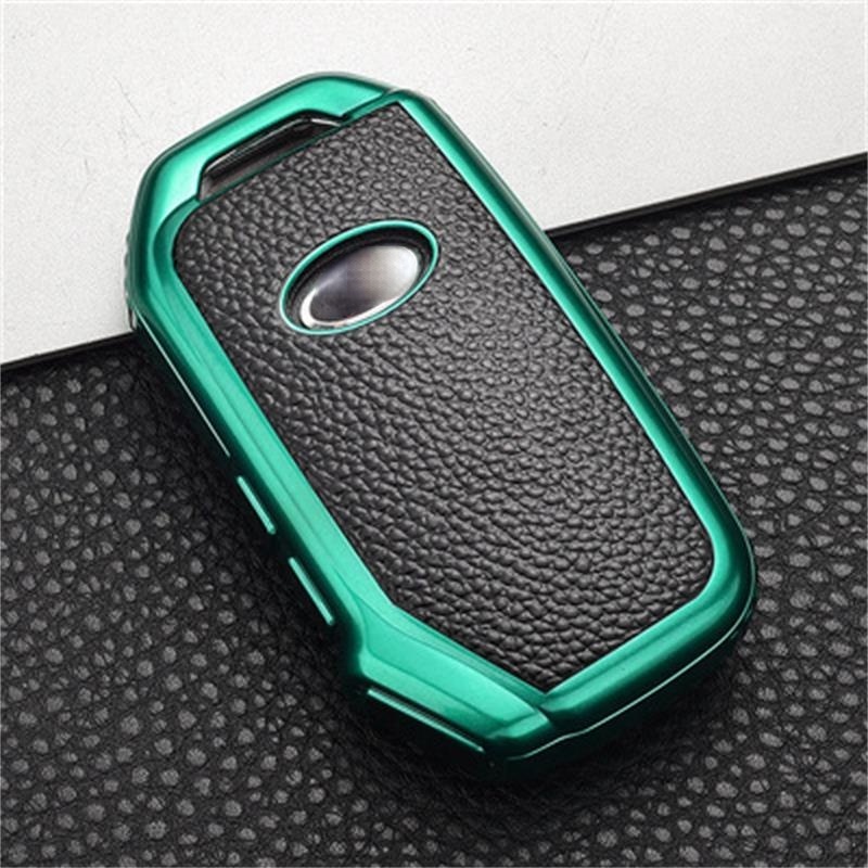 Casing Kunci Remote Mobil Bahan Kulit Untuk KIA Sportage R GT Stinger GT Sorento Cerato Forte2018 2019