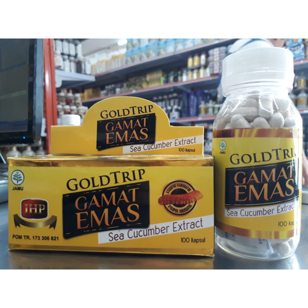 Goldtrip (Gamat Emas) 100Kapsul |Best Seller