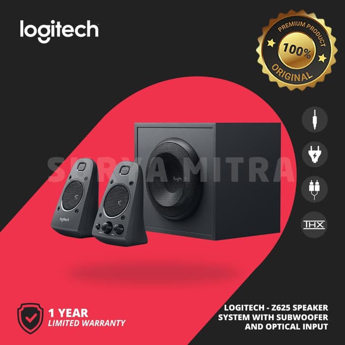 Speaker 2.1 Logitech Z625 / Z 625 THX Certified