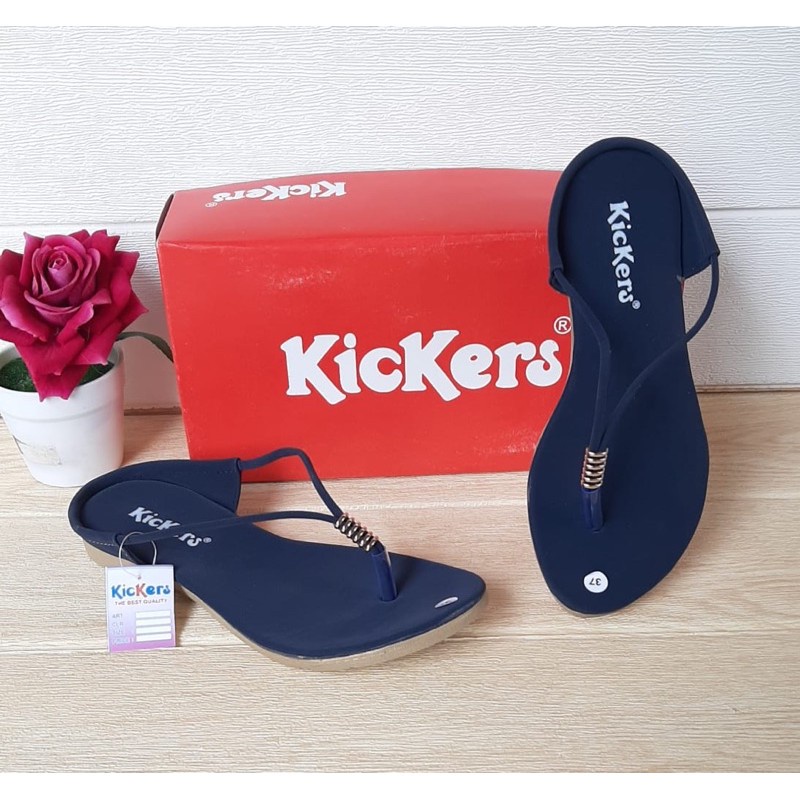 Sandal Jepit Wanita Model Terbaru Kickers Free Box