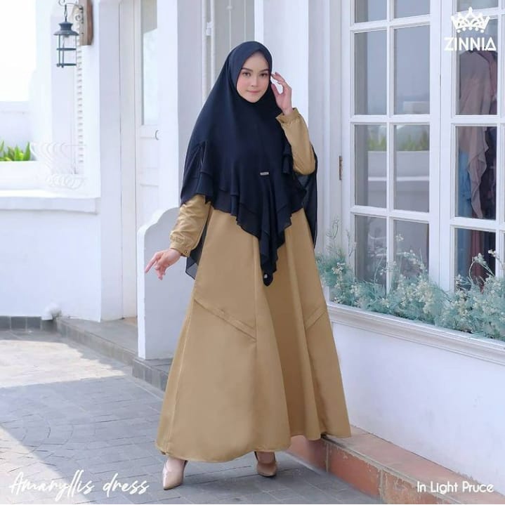 Zinnia - Gamis || Amarilys Dress In Light Purce