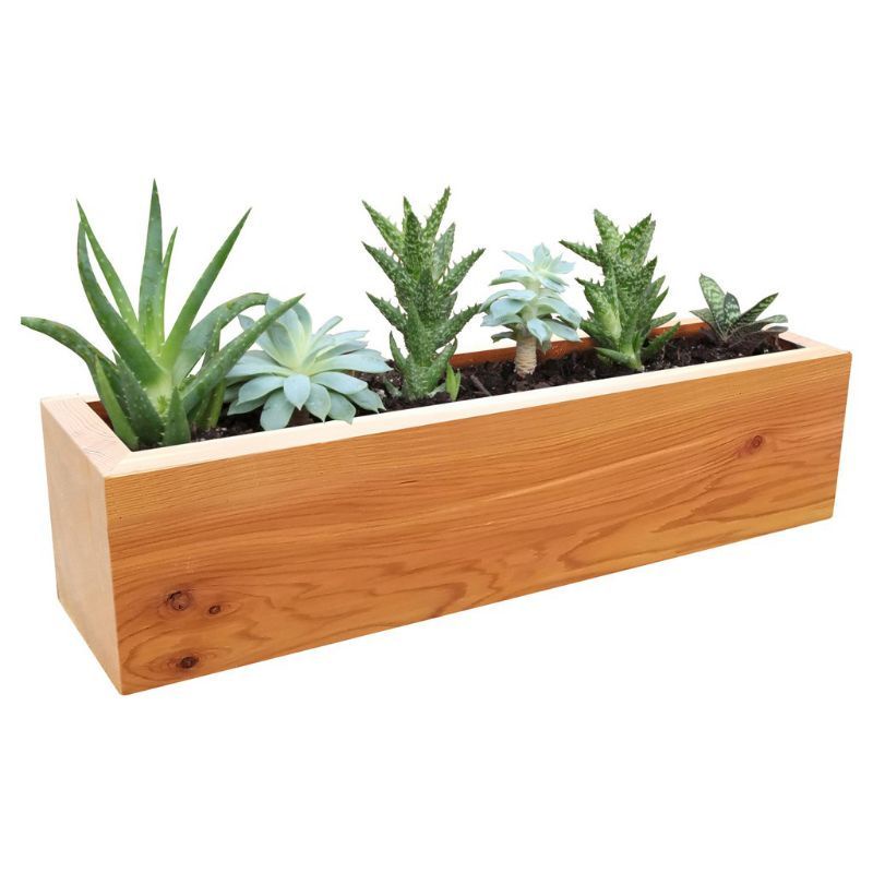 POT BUNGA VAS BUNGA WOODEN BOXES 30 cm