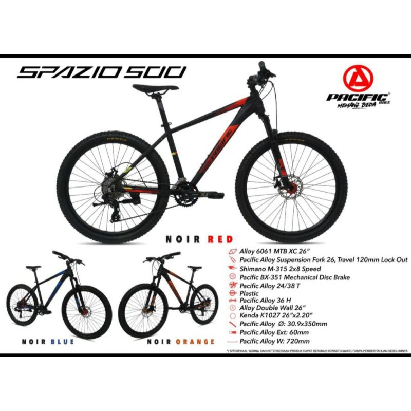 Sepeda Gunung MTB Pacific SPAZIO 500