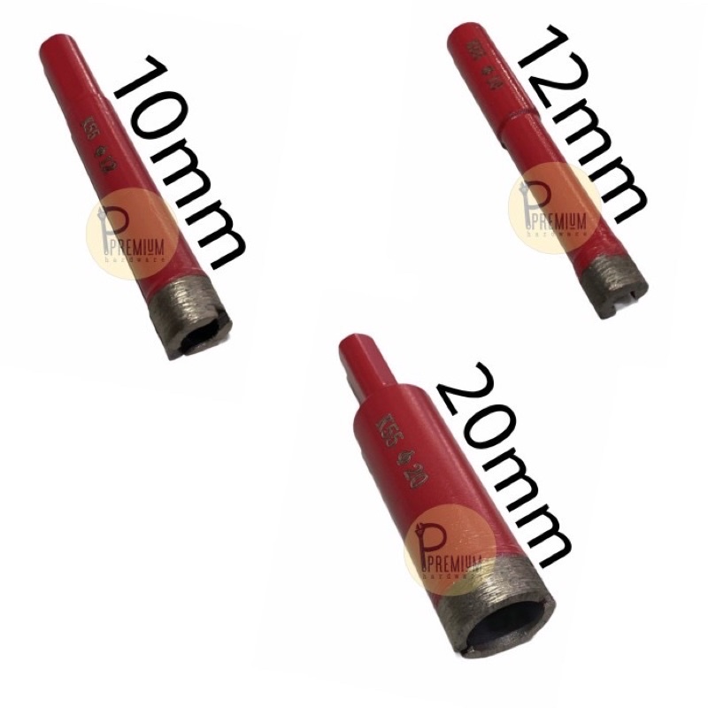 HOLESAW GRANIT 12MM CORE DRILL 12MM PEMBOLONG GRANIT MATA BOR GRANIT