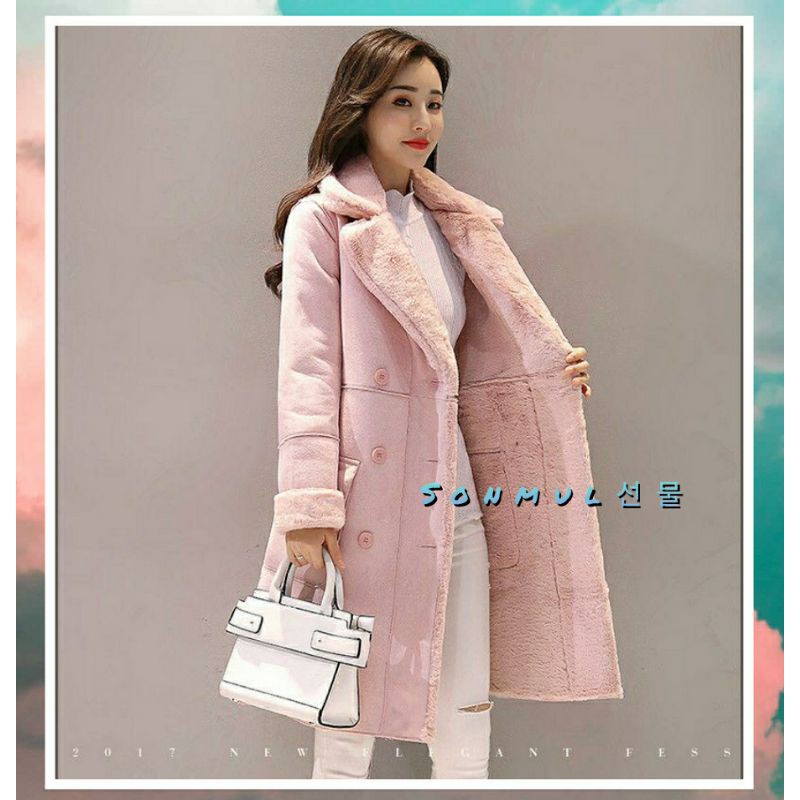 READY INDONESIA WOMAN WINTER COAT PREMIUM SUEDE 'VIVI' JAKET WANITA MUSIM DINGIN