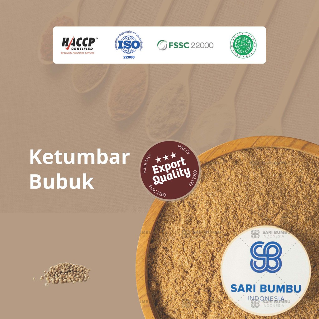 

BUMBU DAPUR - KETUMBAR BUBUK (CORIANDER POWDER)