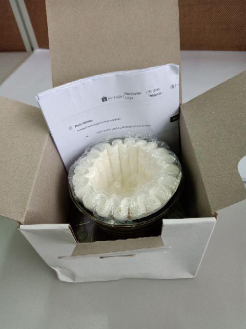 Suji Wave Dripper 155, Grey, White Paper Filter Wave