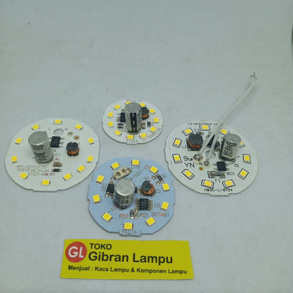 PCB Mata Lampu LED 9w Tanpa Driver - Mata LED AC Langsung 220V (BM)