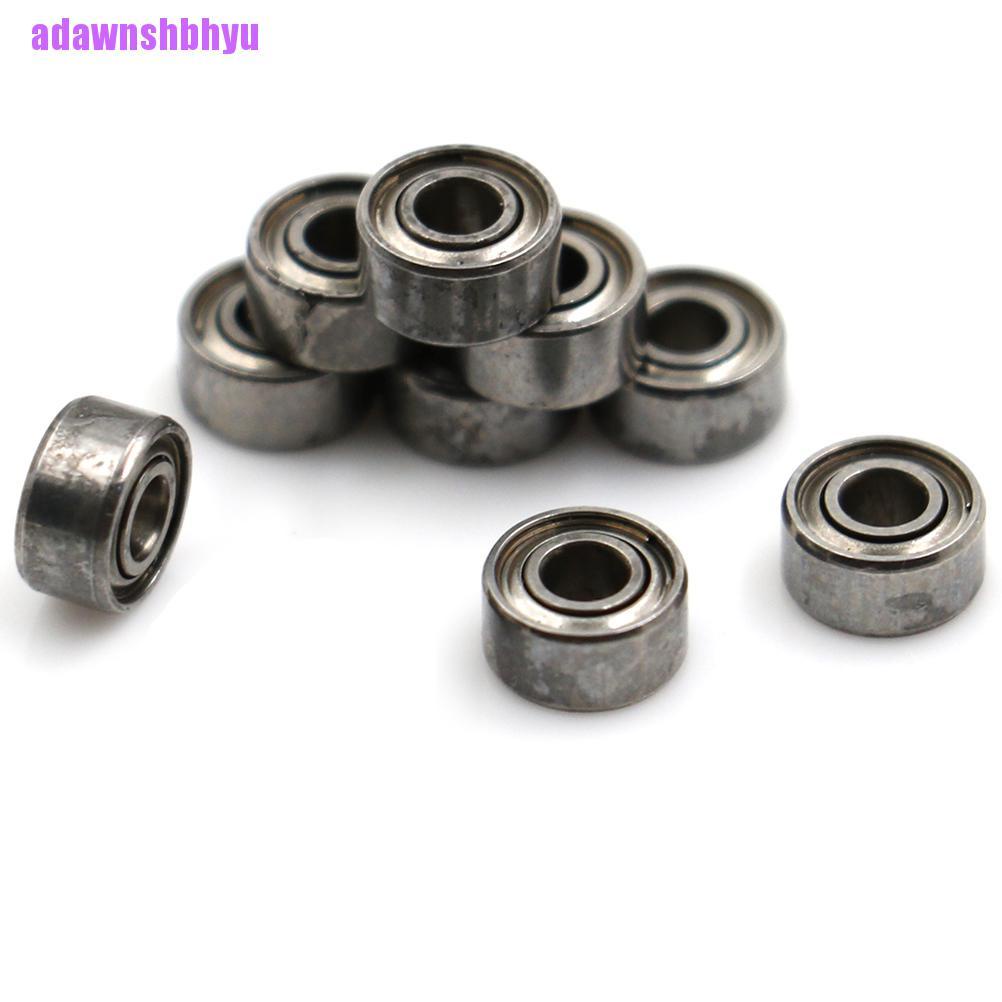 10 Pcs Miniatur Bearing Presisi MR52ZZ Ukuran 2x5 X 2.5mm Untuk Spinner