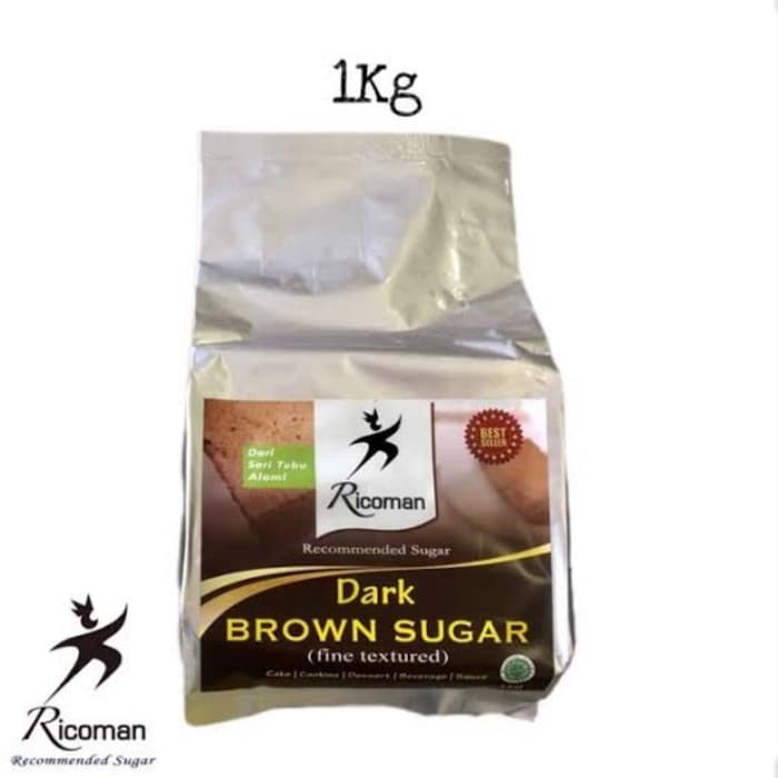 

RICOMAN DARK BROWN SUGAR 1KG