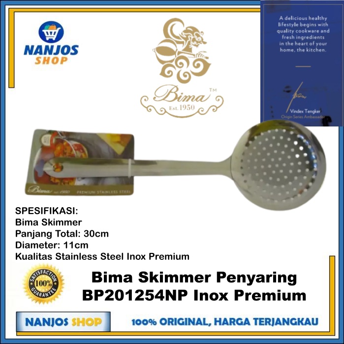 Bima lubang Saringan Mie Skimmer/ penyaring BP201254NP uk. 30 cm