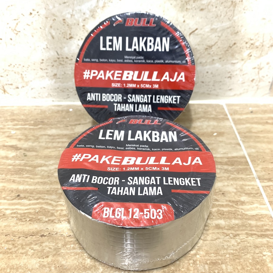 Lem Lakban Bull Anti Bocor Anti Panas Lem Seng Atap Talang Serbaguna