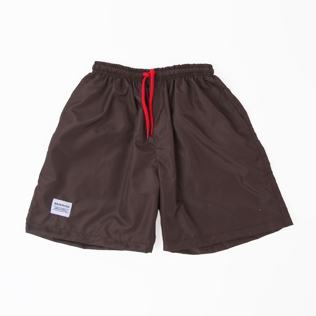 Raokin Celana Pendek Pria Boardshort Distro Dark Brown