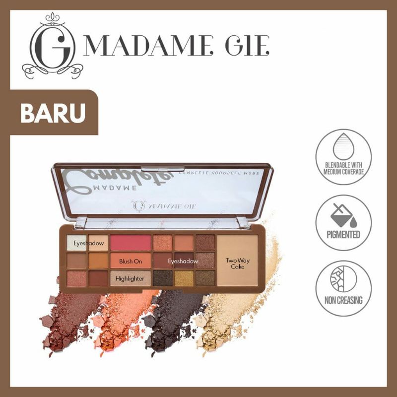 MADAME GIE Madame Complete Make Up Kit - MakeUp Face Pallete