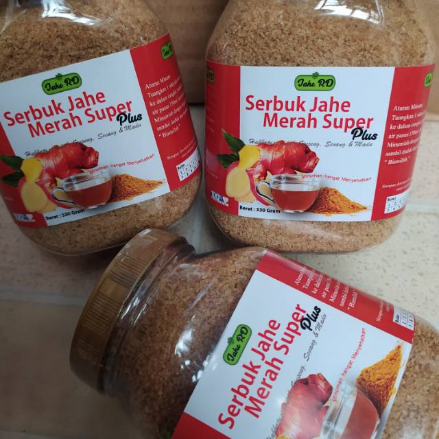 

PAKET 3 BOTOL,JAHE MERAH RD 330grm