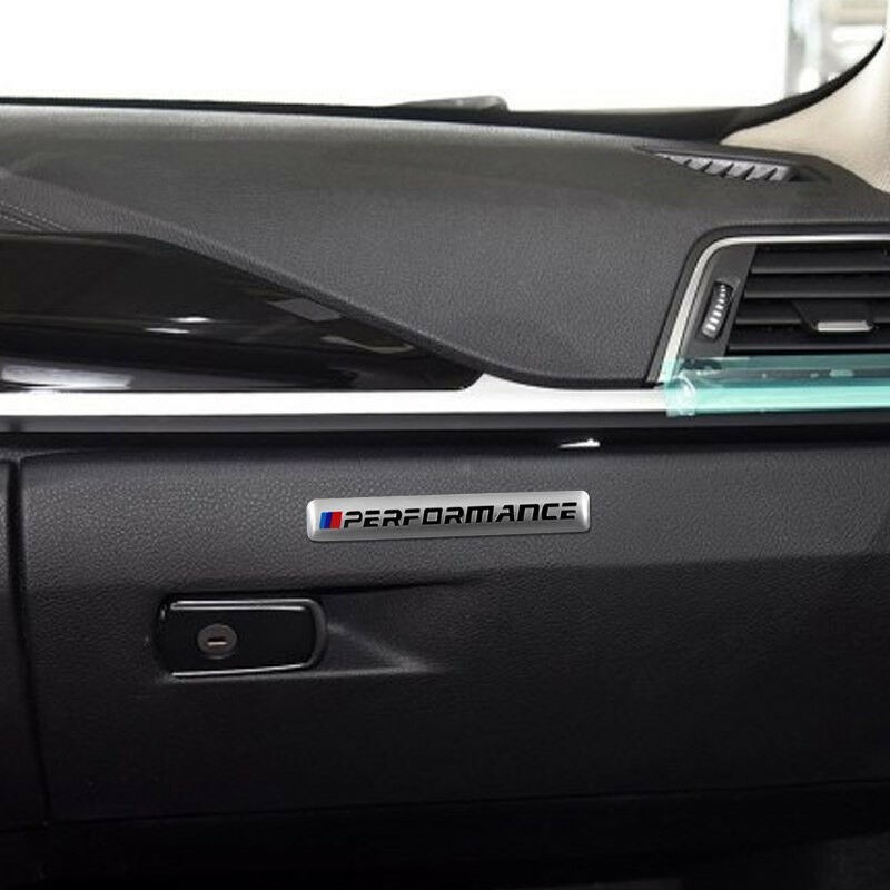 Stiker Sepeda Mobil Motor Logo M Power Performance BMW Metal 3D Premium