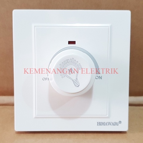 HIMAWARI LIGHT DIMMER SAKLAR DIMER TEMBOK LAMPU AC 220V