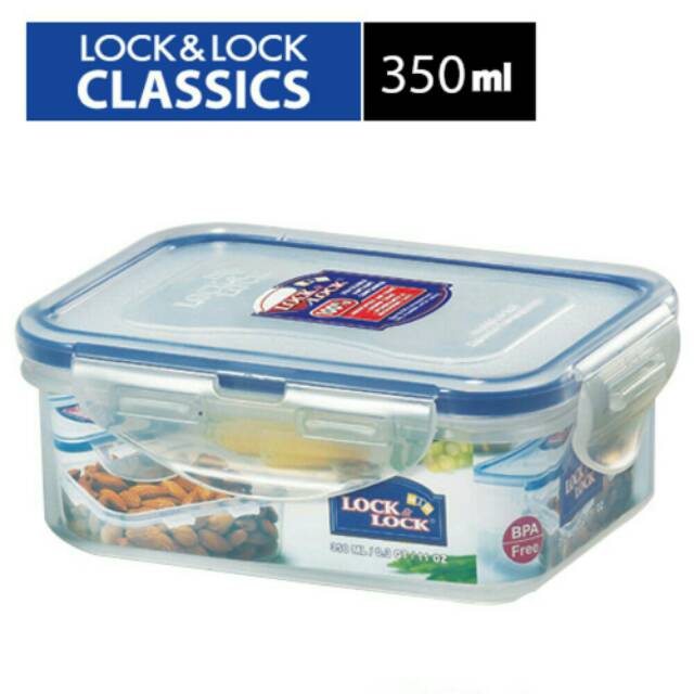 Lock n Lock Gift Set Door Pocket II Food Container 4 pcs 4P HPT806AS Kado Hampers LocknLock