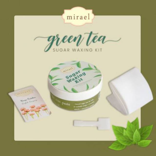 Waxing Kit - Mirael Green Tea Sugar Waxing Kit