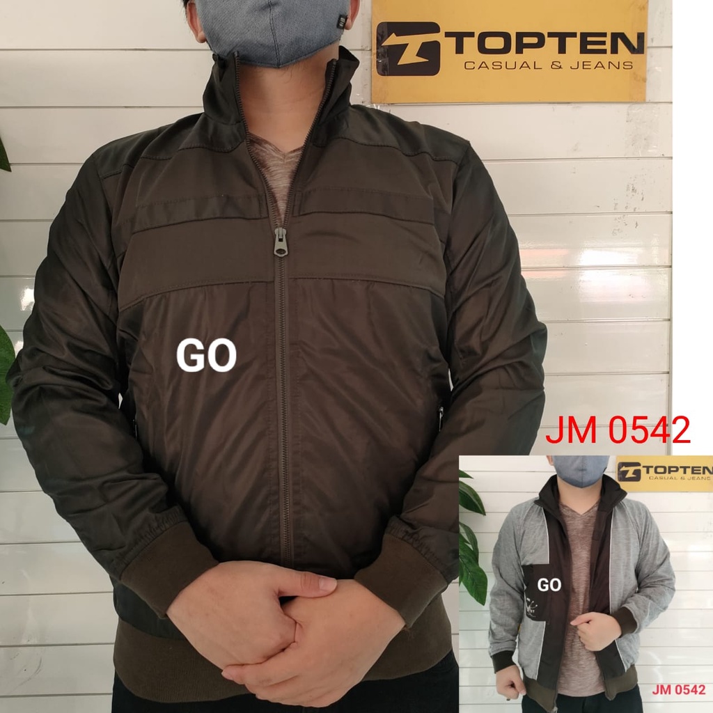 gof TE TOPTEN JAKET PARASUT Cowok Casual Jaket Pria Tebal Cowok Jaket Premium