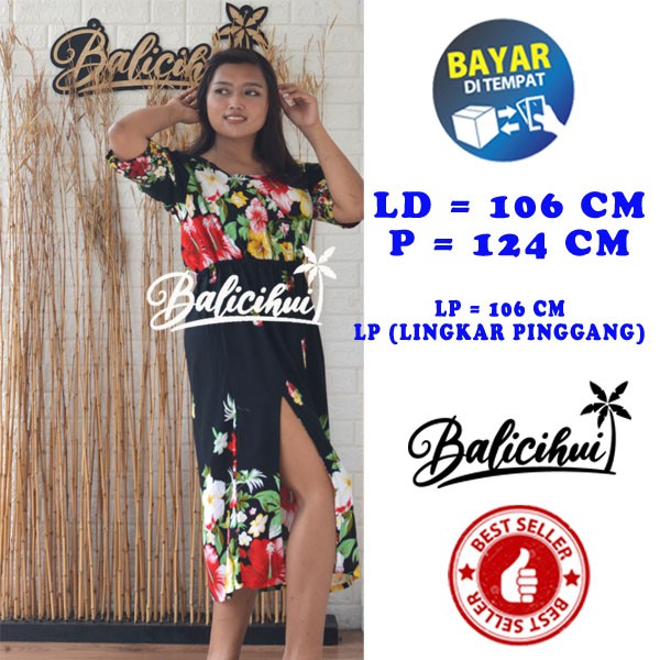 Balicihui Dress Viori Dress Viori Long Dress Kasual Dress Kasual