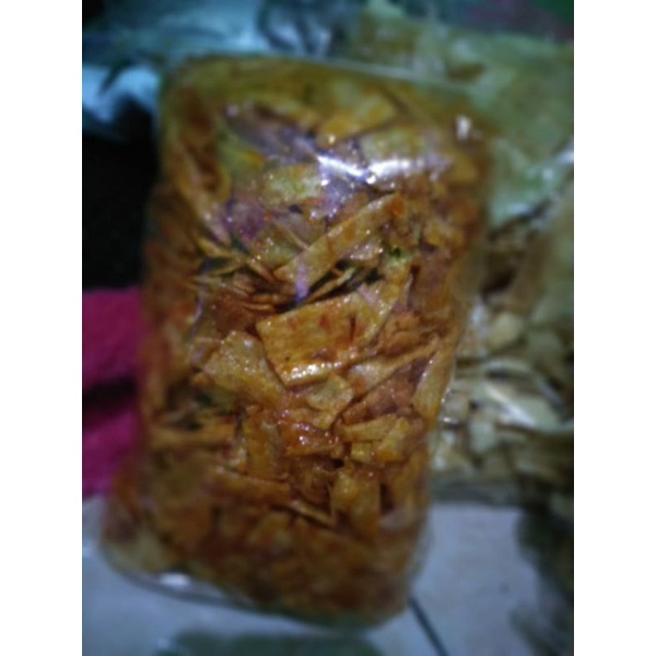 

Kripik Steak Singkong Pedas Cabe Asli 500gr