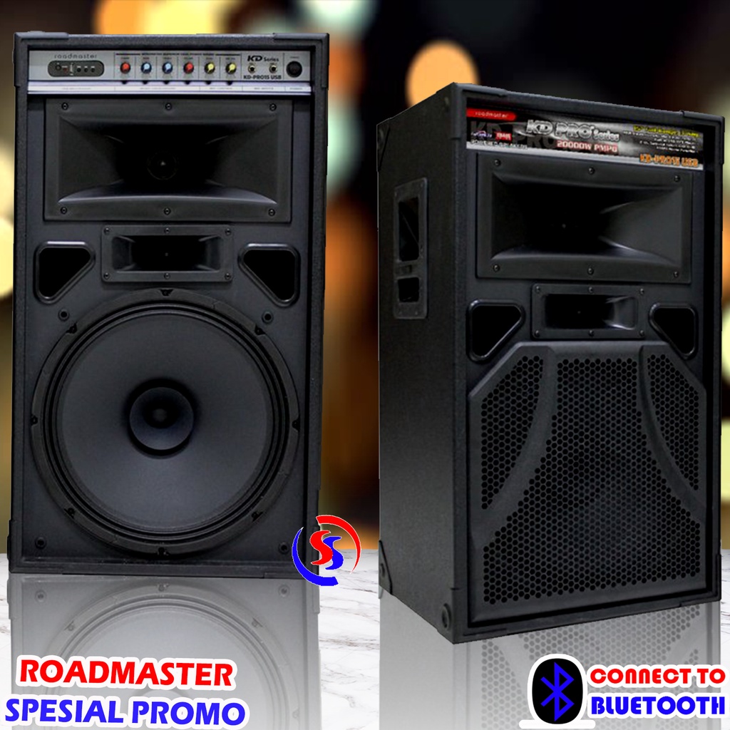 SPEAKER BLUETOOTH ROADMASTER KD PRO 15 MIX USB GRATIS SERVICE 12 BULAN