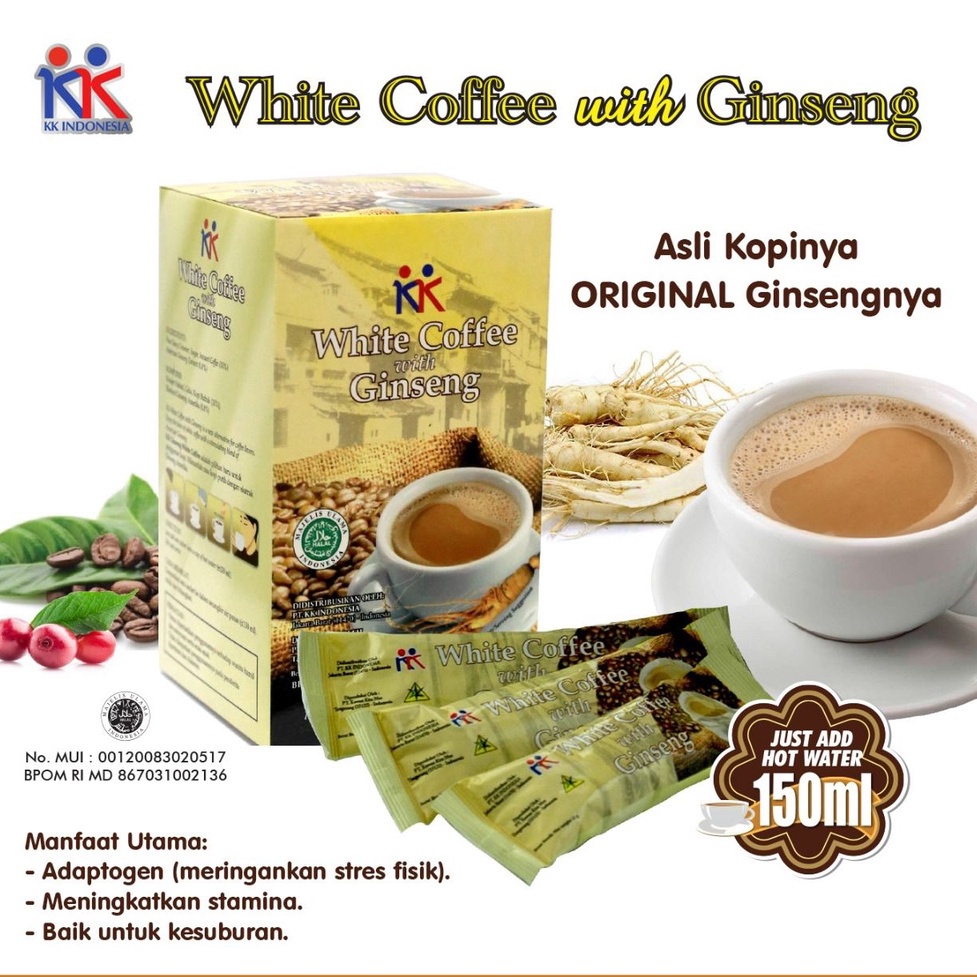 

White Coffee With Ginseng