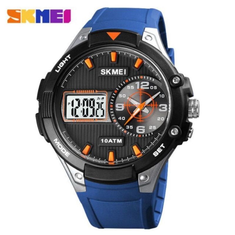 SKMEI 1761 JAM TANGAN OUTDOOT PRIA TERLARIS SHOCKPROOF JAM TANGAN DUALTIME TERLARIS